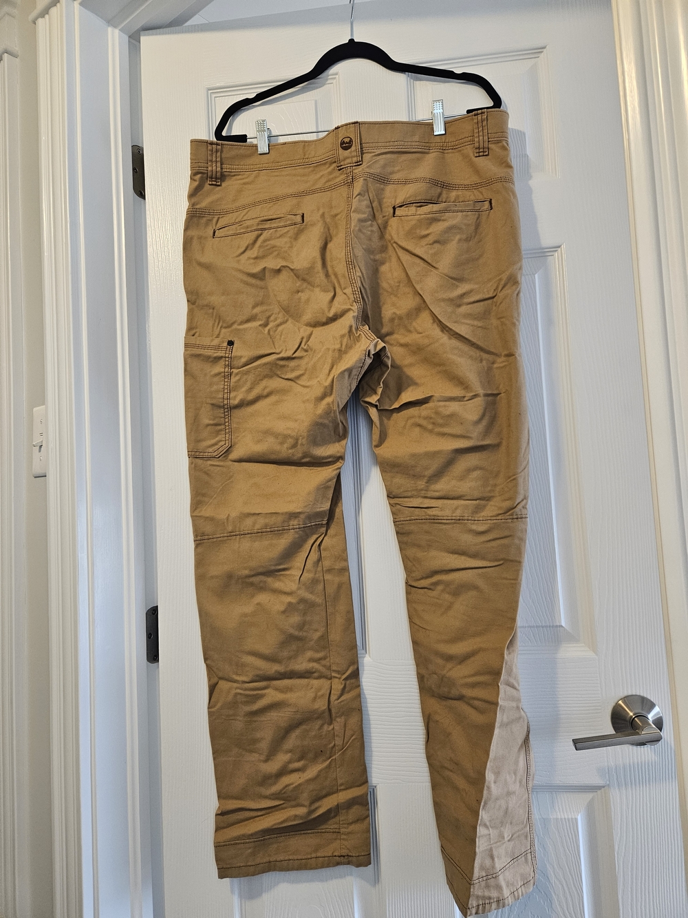 Wrangler Men's Khaki/Tan Work Chinos - Picture 2 of 5